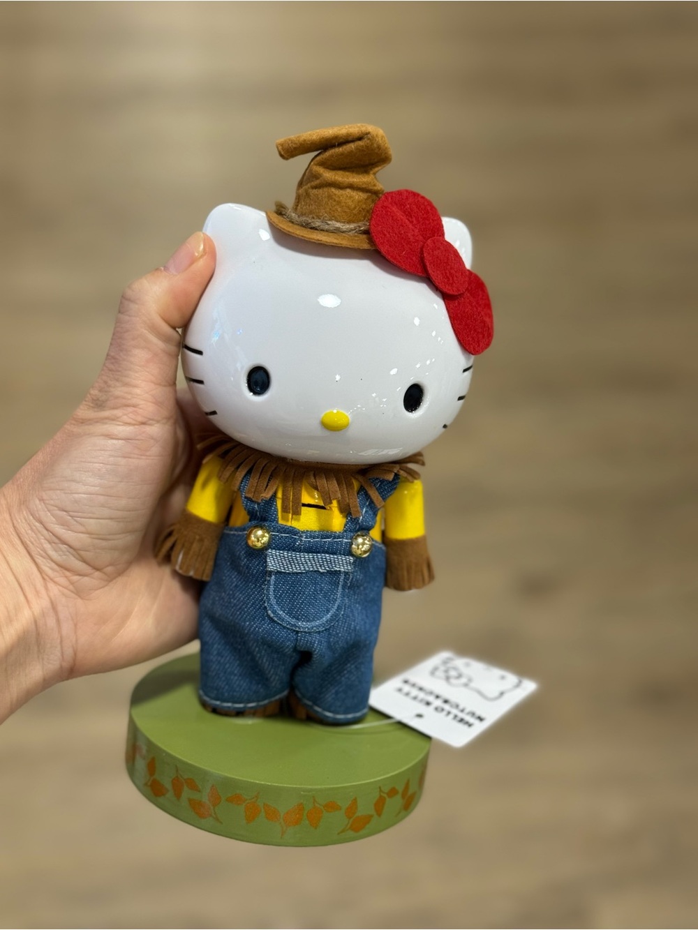 Hello Kitty Scarecrow Nutcracker Halloween Seasonal Decor